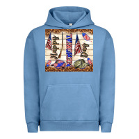 Pigment Pebble Blue happy memorial day Urban Hoodie - TumblerDesignByShophia