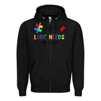 Black love needs no words Zipper Hoodie - MaliasSmallBusiness