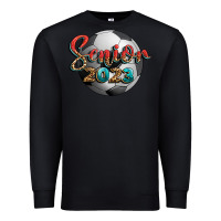 Black soccer senior 2023 Premium Sweatshirt - BundleAndBundleShop