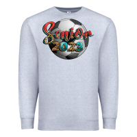 Heather Grey soccer senior 2023 Premium Sweatshirt - BundleAndBundleShop