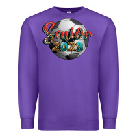 Purple soccer senior 2023 Premium Sweatshirt - BundleAndBundleShop