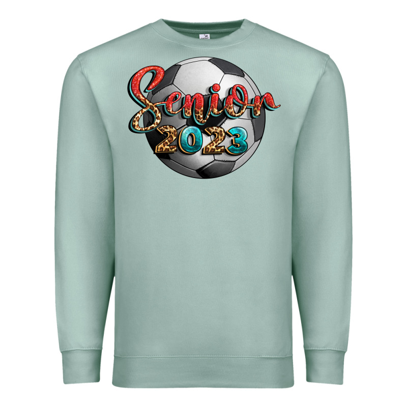 Soccer Senior 2023 Premium Sweatshirt by BundleAndBundleShop | Teevron