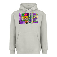 Moon Dust Mardi Gras Love With Gnome Heavyweight Hoodie - BundleAndBundleShop