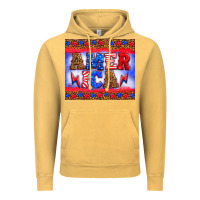 Vintage Mustard america thunderbolt Vintage Hoodie - HRA Design Shop