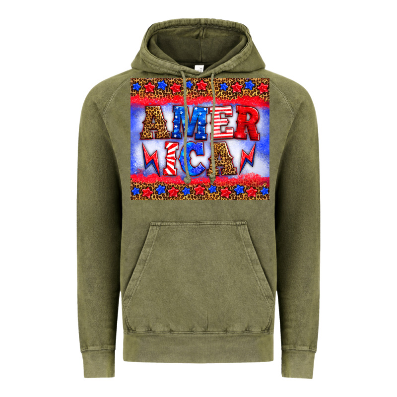 America Thunderbolt Vintage Hoodie by HRA Design Shop | Teevron