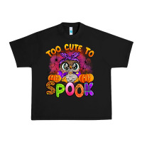 Black too cute to spook with owl Urban Heavy Tee - Artiststas