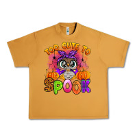 Peanut Butter too cute to spook with owl Urban Heavy Tee - Artiststas