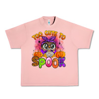 Salmon too cute to spook with owl Urban Heavy Tee - Artiststas