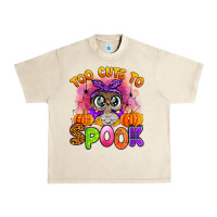 Sandshell too cute to spook with owl Urban Heavy Tee - Artiststas