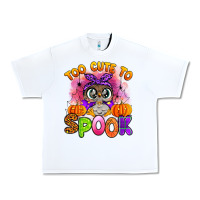 White too cute to spook with owl Urban Heavy Tee - Artiststas