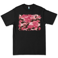 Black pink camouflage background Premium Tee - BarkalooDesign