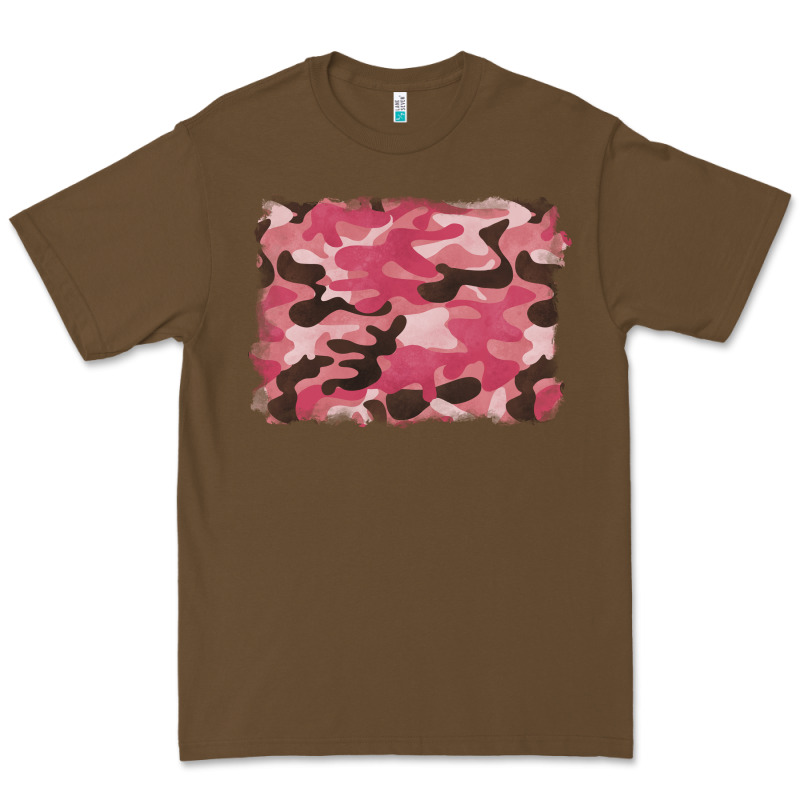 Pink Camouflage Background Premium Tee by BarkalooDesign | Teevron