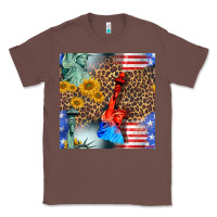 Chestnut statue of liberty american flag Classic Tee - BundleAndBundleShop