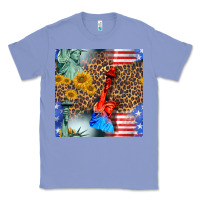 Colony Blue statue of liberty american flag Classic Tee - BundleAndBundleShop