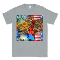 Statue Of Liberty American Flag Classic Tee | Teevron