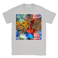 Moon Dust statue of liberty american flag Classic Tee - BundleAndBundleShop