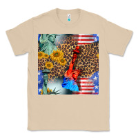 Mushroom statue of liberty american flag Classic Tee - BundleAndBundleShop