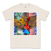 Natural statue of liberty american flag Classic Tee - BundleAndBundleShop