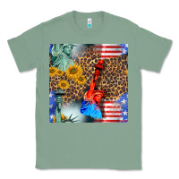 Sage statue of liberty american flag Classic Tee - BundleAndBundleShop