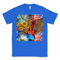 True Royal statue of liberty american flag Classic Tee - BundleAndBundleShop