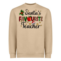Mushroom santas favourite teacher Heavyweight Sweatshirt - AdoDesignShop