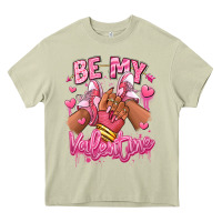 Mossy be my valentine afro girl sneakers Heavy Core Tee - RanaPortraitStore