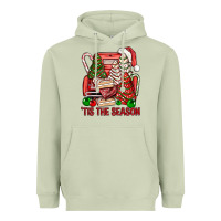 Matcha Tis The Season Christmas Cakes Truck Heavyweight Hoodie - BundleAndBundleShop