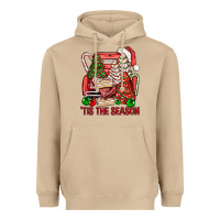 Mushroom Tis The Season Christmas Cakes Truck Heavyweight Hoodie - BundleAndBundleShop