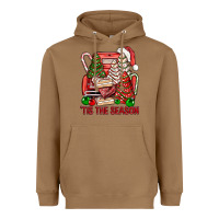 Toasted Coconut Tis The Season Christmas Cakes Truck Heavyweight Hoodie - BundleAndBundleShop
