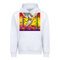 White happy halloween Urban Hoodie - TumblerDesignByShophia