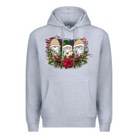 Heather Grey Christmas Gnomes Premium Hoodie - Bettercallsaul