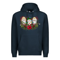 Navy Christmas Gnomes Premium Hoodie - Bettercallsaul