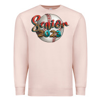 Pale Pink baseball senior 2023 Premium Sweatshirt - BundleAndBundleShop