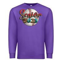 Purple baseball senior 2023 Premium Sweatshirt - BundleAndBundleShop