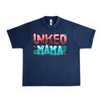 Navy inked mama Urban Heavy Tee - AdoDesignShop