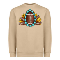 Football Gemstone Sunflower Heavyweight Sweatshirt | Teevron
