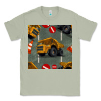 Matcha dump truck seamles pattern Classic Tee - BundleAndBundleShop