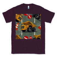 Plum dump truck seamles pattern Classic Tee - BundleAndBundleShop