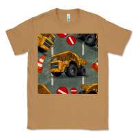 Toasted Coconut dump truck seamles pattern Classic Tee - BundleAndBundleShop