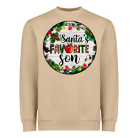 Mushroom christmas  cookie and light santas favorite   son Heavyweight Sweatshirt - AdoDesignShop