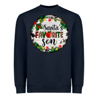 Navy christmas  cookie and light santas favorite   son Heavyweight Sweatshirt - AdoDesignShop