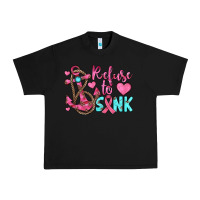 Black refuse to sink Urban Heavy Tee - JahusDesignShop