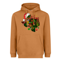 Meerkat Christmas Western Texas Map Heavyweight Hoodie - BundleAndBundleShop