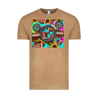 Vintage Camel football tie dye gemstone sunflower Vintage Tee - JahusDesignShop