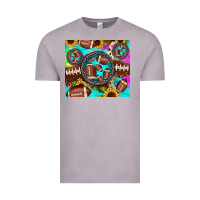 Vintage Zinc football tie dye gemstone sunflower Vintage Tee - JahusDesignShop