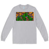 Moon Dust sunflowers and cactus license plate Long Sleeve Tee - Artiststas