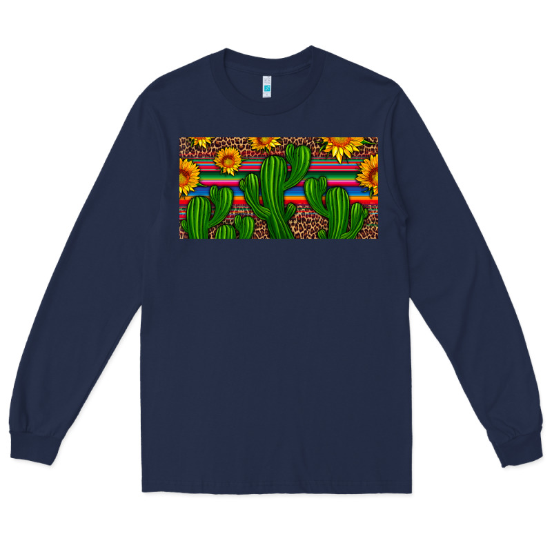 Sunflowers And Cactus License Plate Long Sleeve Tee by Artiststas | Teevron