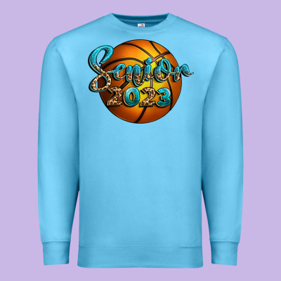 Basketball Senior 2023 Premium Sweatshirt Designed By Bundleandbundleshop