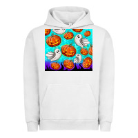 Pigment Lunar Rock halloween pumpkins with ghosts Urban Hoodie - TumblerDesignByShophia