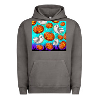 Pigment Tornado halloween pumpkins with ghosts Urban Hoodie - TumblerDesignByShophia